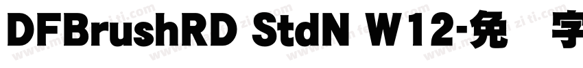 DFBrushRD StdN W12字体转换